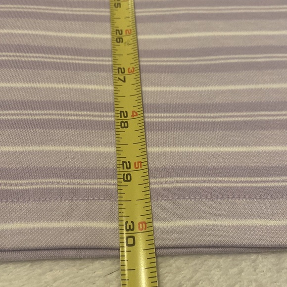 LANDS END Size XL TraditionL Fit 3 Button Polo Shirt Lavender - Picture 6 of 8